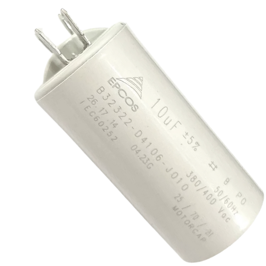 Capacitor De Partida 10uF 380/400V 30x62mm (Fast-on)