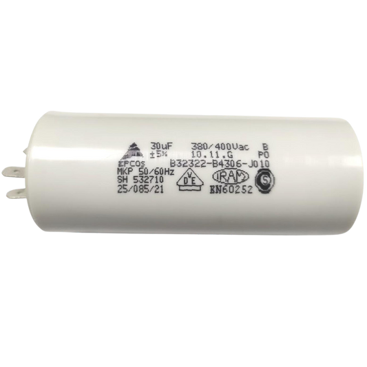 Capacitor De Partida 30uf 400v 40x97mm (Fast-on)