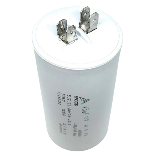 Capacitor De Partida 45uF 450V 50x95mm (Fast-on)