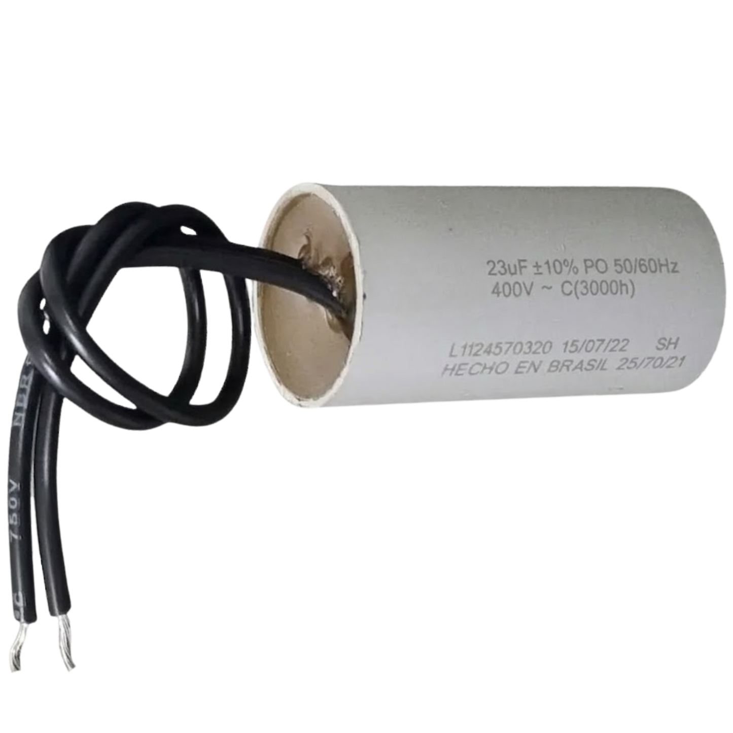 Capacitor De Partida 23uF 400V 27x47mm (2Fios)