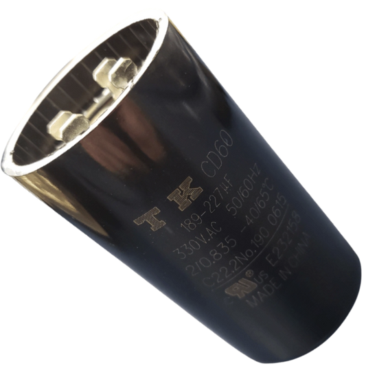 Capacitor De Partida 189uF-227uF 330V 46x86mm (Fast-on)