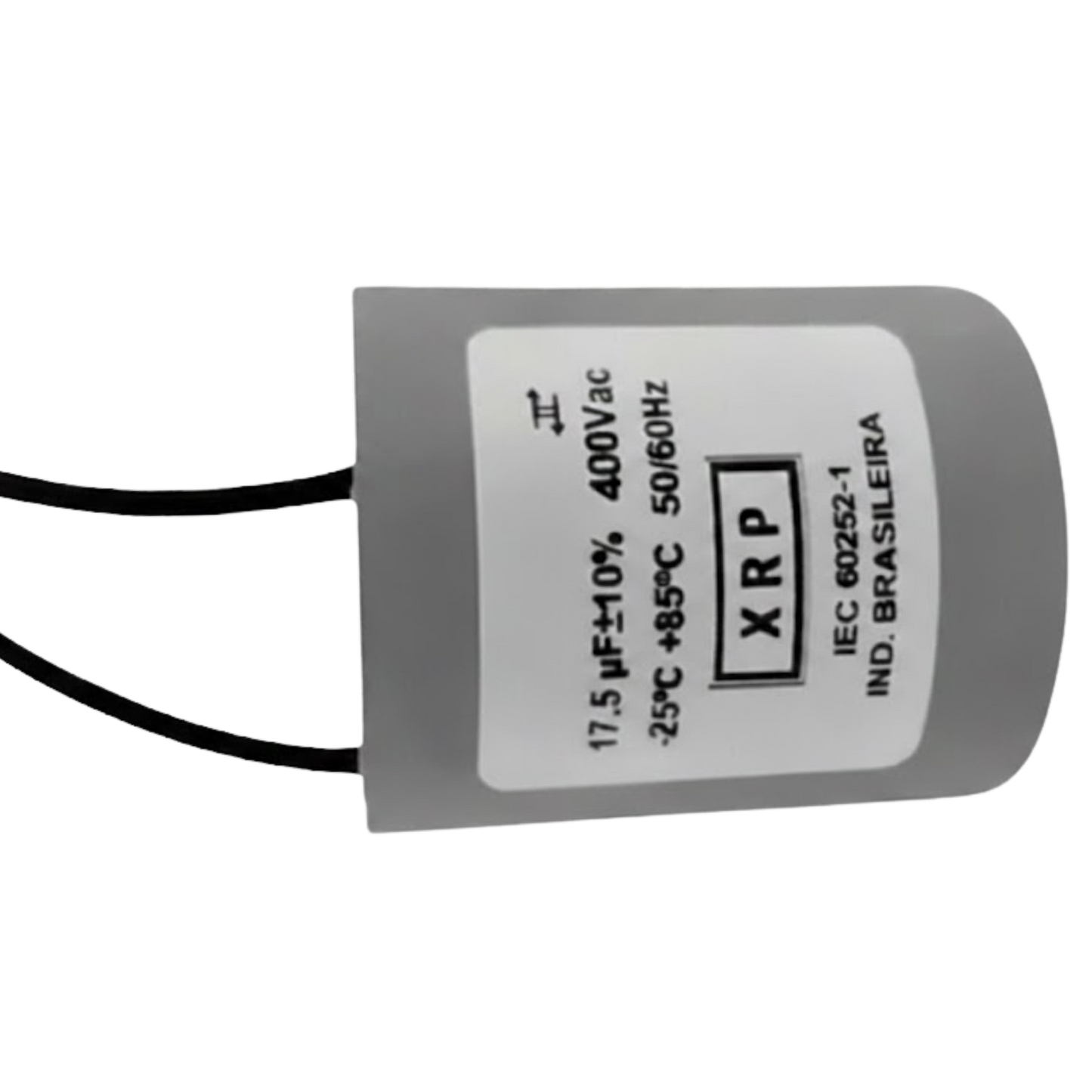 Capacitor De Partida 17,5uF 400V 49x43mm (2Fios)