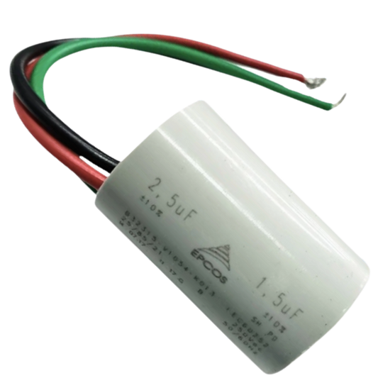 Capacitor De Partida 1,5uF+2,5uF 250V 27x47mm (3Fios)