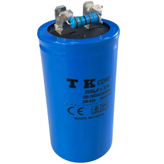 Capacitor De Partida 200uF 220/250V 40x80mm (Fast-on)