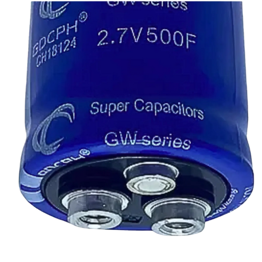 Capacitor Eletrolítico Super Farad 500F 2,7V 35x65mm