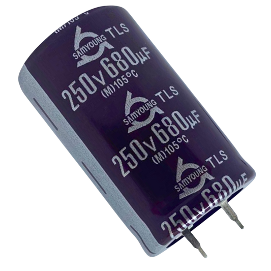 Capacitor Eletrolítico Snap-in 680uF 250V 25x43mm