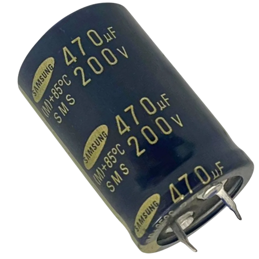 Capacitor Eletrolítico Snap-In 470uF 200V 25x40mm