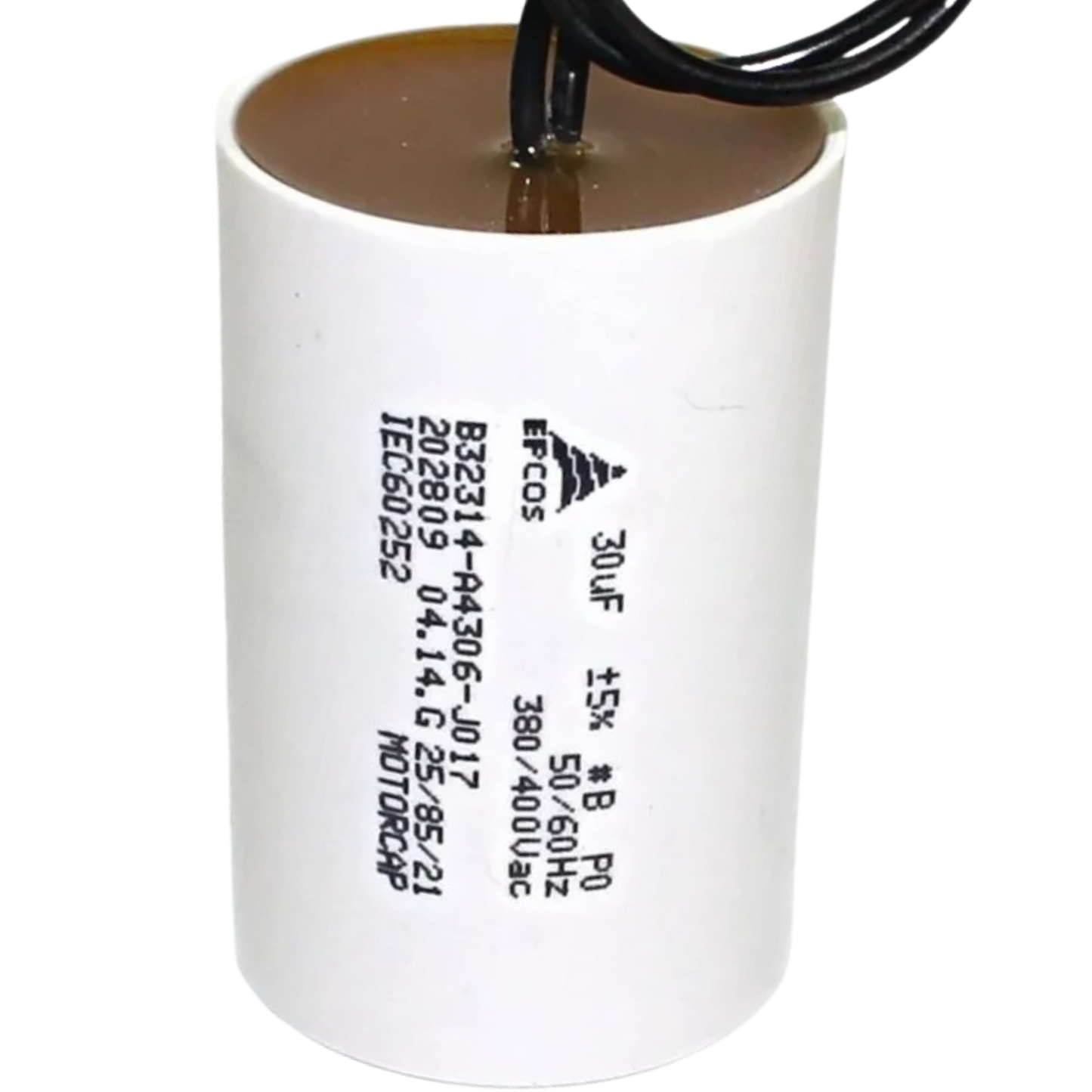 Capacitor De Partida 30uF 380/400V 45x70mm (2Fios)