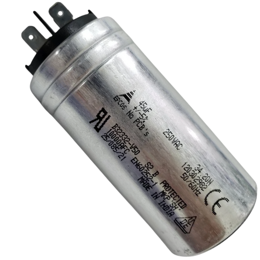 Capacitor De Partida 45uF 250V 40x80mm (Fast-on)