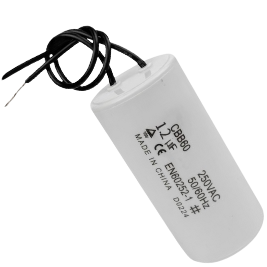 Capacitor De Partida 1,2uF 250V 22x50mm (2Fios)