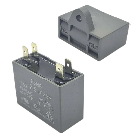 Capacitor De Partida CBB61 2,5uF 450V (Fast-on)