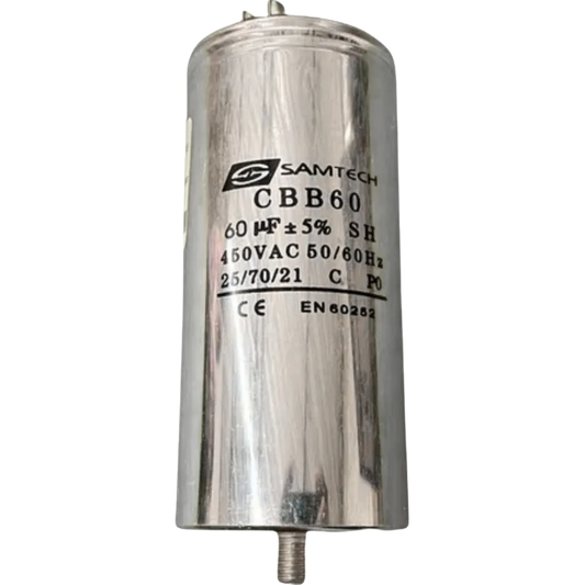 Capacitor De Partida 60uF 450V 50x105mm (Fast-on)