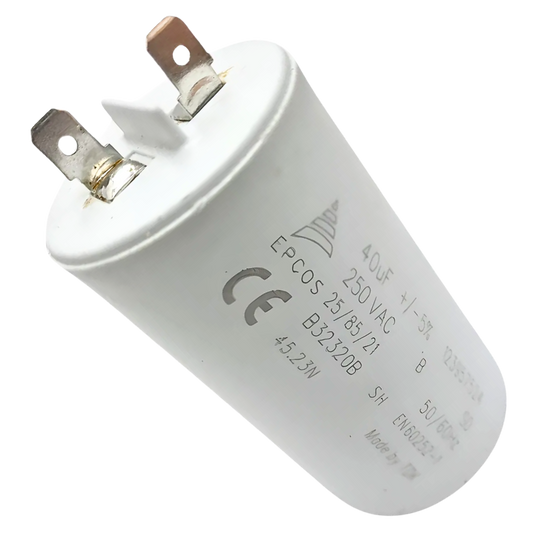 Capacitor De Partida 40uF 250V 40x71mm (Fast-on)