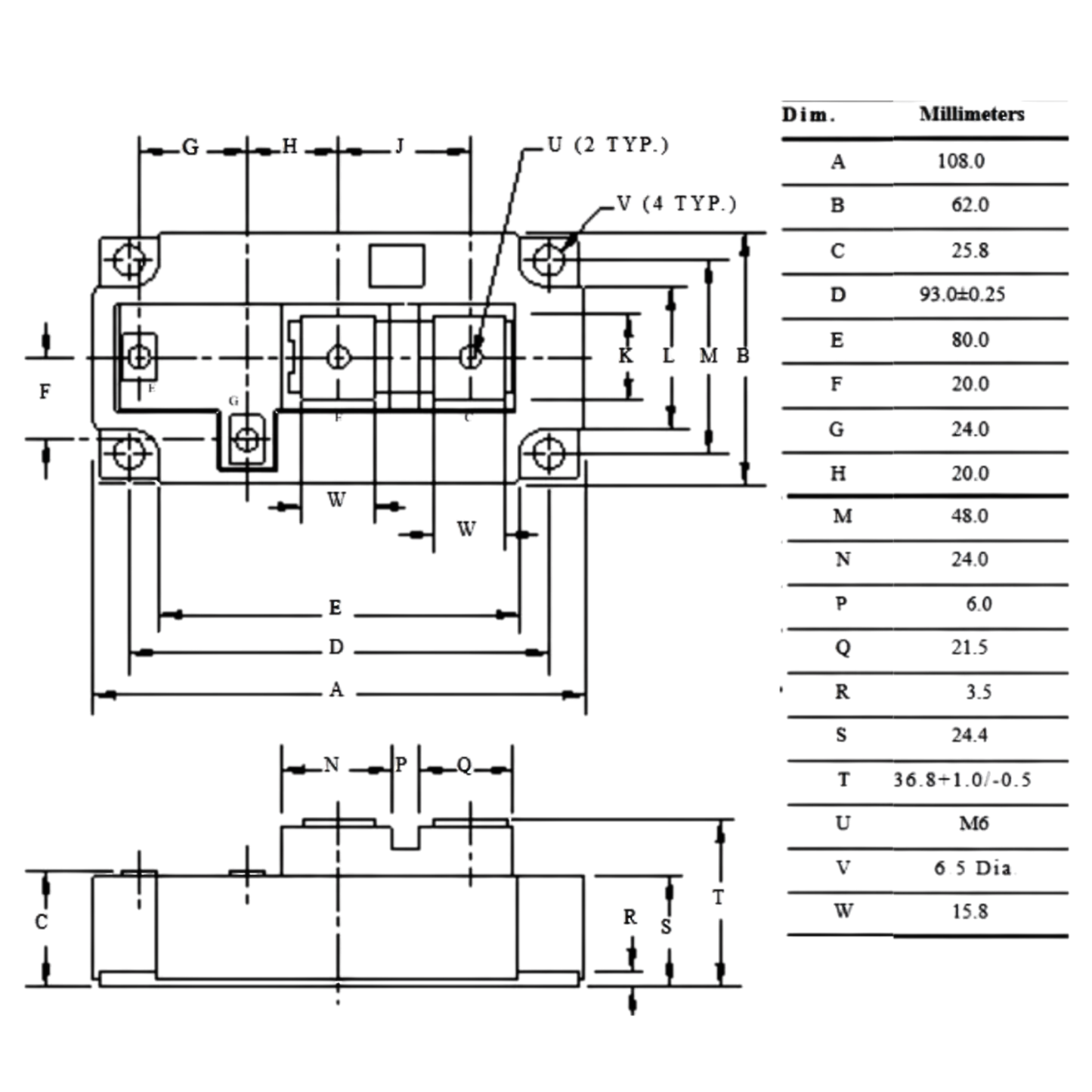 Módulo IGBT CM400HC-24NFM 1200V 400A