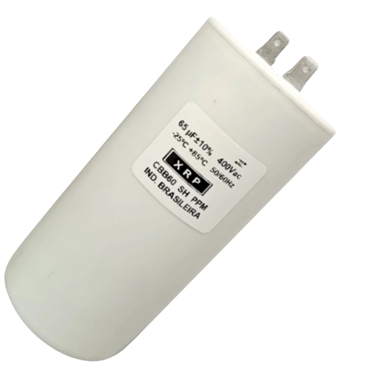 Capacitor De Partida 65uF 400V 60x120mm (Fast-on)