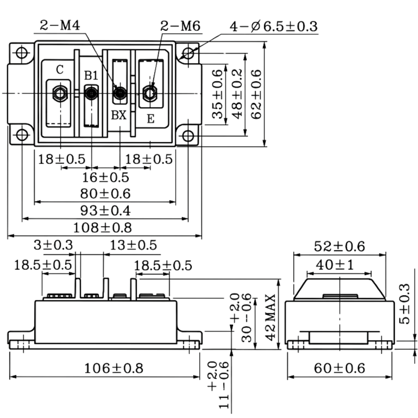 Módulo IGBT MG400H1FL1 400V 550V