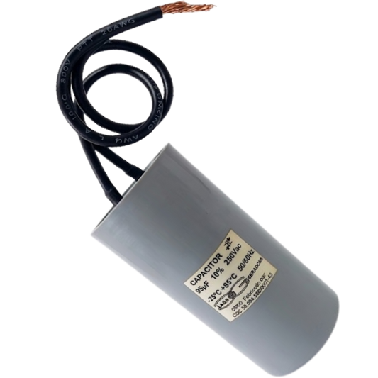 Capacitor De Partida 95uF 250V 24x46mm (2Fios)