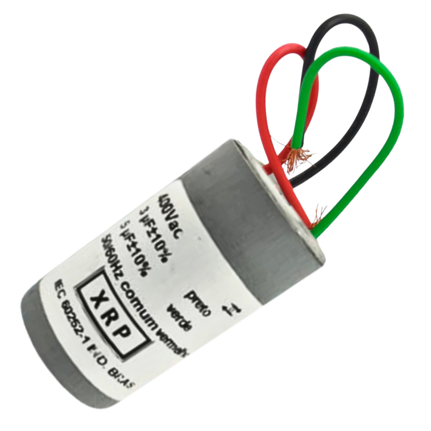 Capacitor De Partida 3uF+5uF 400V 27x47mm (3Fios)