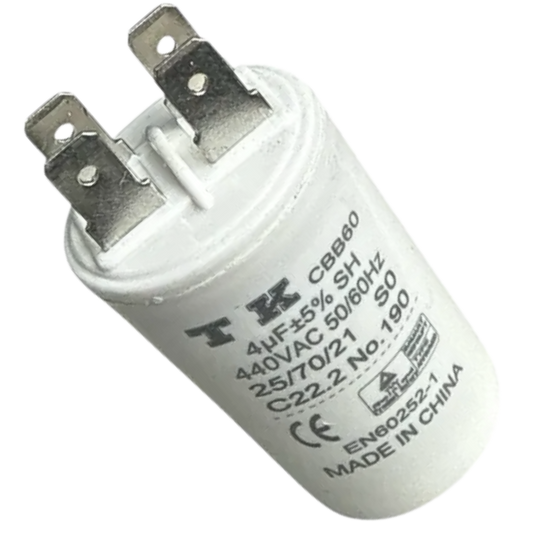 Capacitor De Partida 4uF 440V 30x50mm (Fast-on)