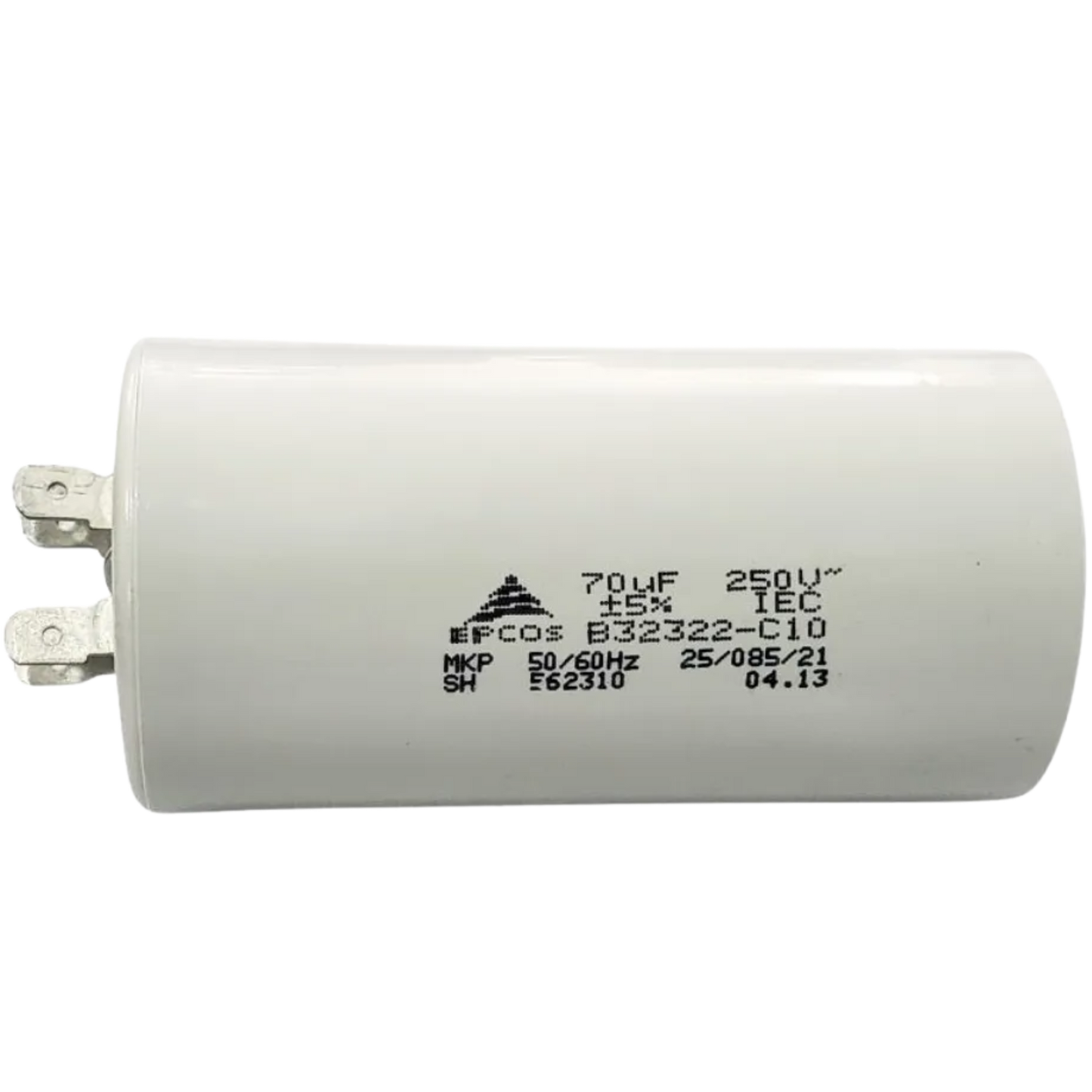 Capacitor De Partida 70uF 250V 50x95mm (Fast-on)