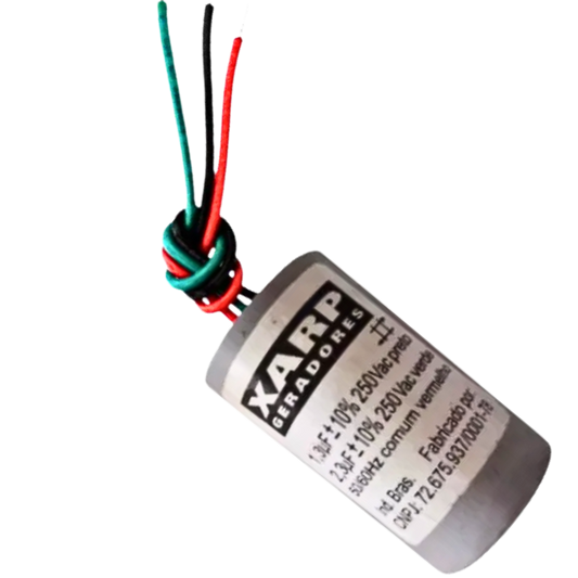 Capacitor De Partida 1,3uF+2,3uF 250V (3Fios)