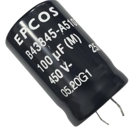 Capacitor Eletrolítico Snap-in 100uF 450V 22x35mm