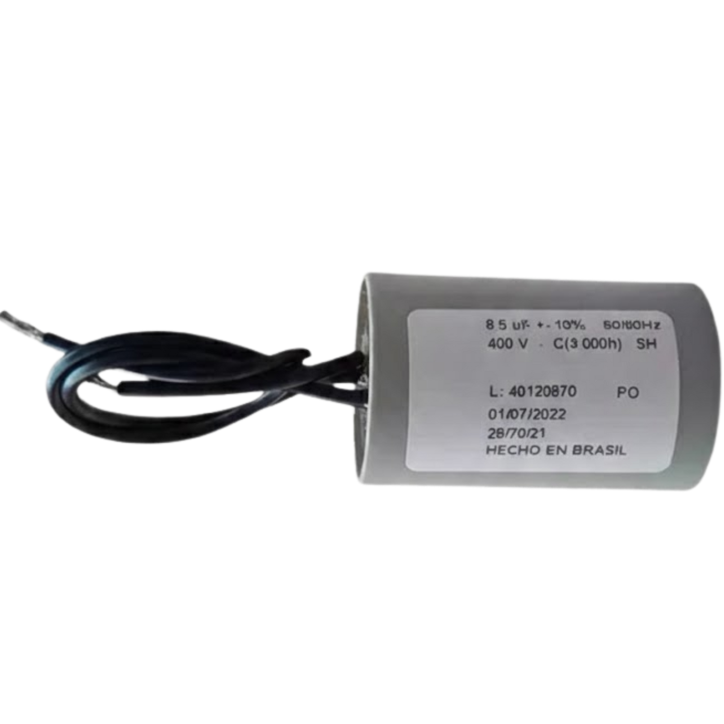 Capacitor De Partida 8,5uF 400V 30x46mm (2Fios)