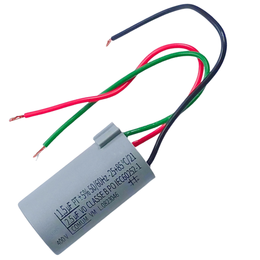 Capacitor De Partida 1,5uF+2,5uF 400V 27x47mm (3Fios)