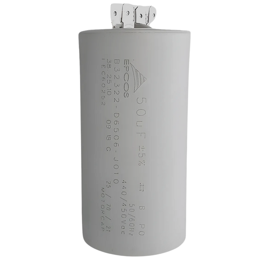Capacitor De Partida 50uF 440/450V 50x95mm (Fast-on)