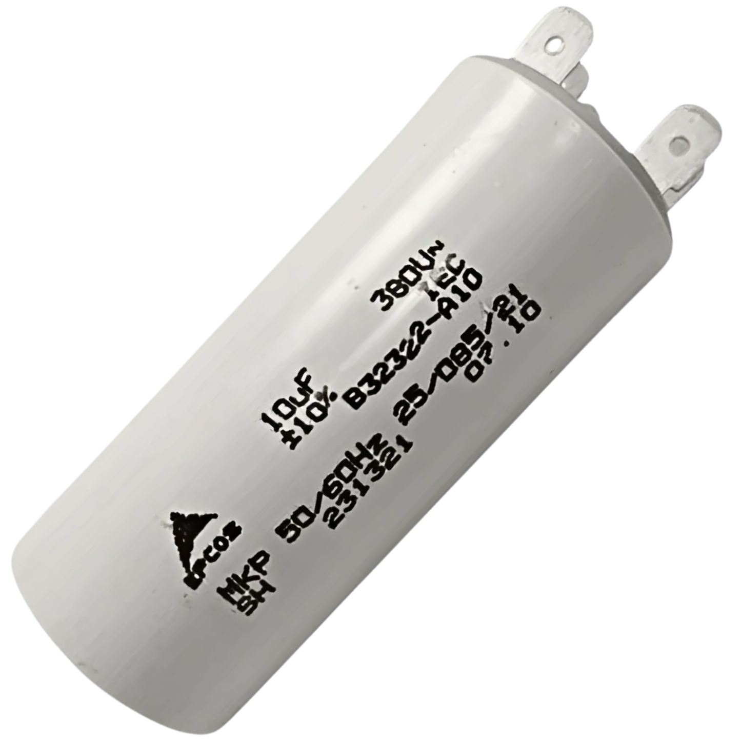 Capacitor De Partida 10uF 380V 70x30mm (Fast-on)