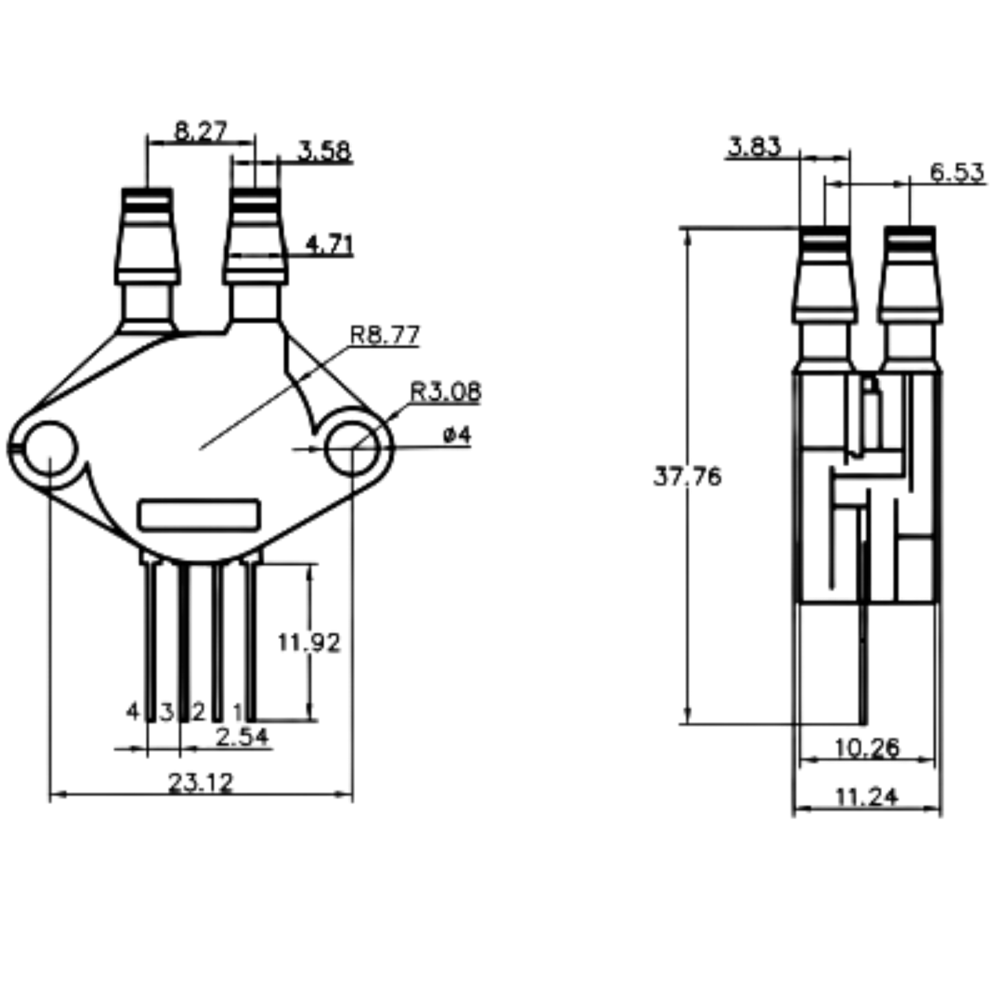 Sensor De Pressão MPX2050DP