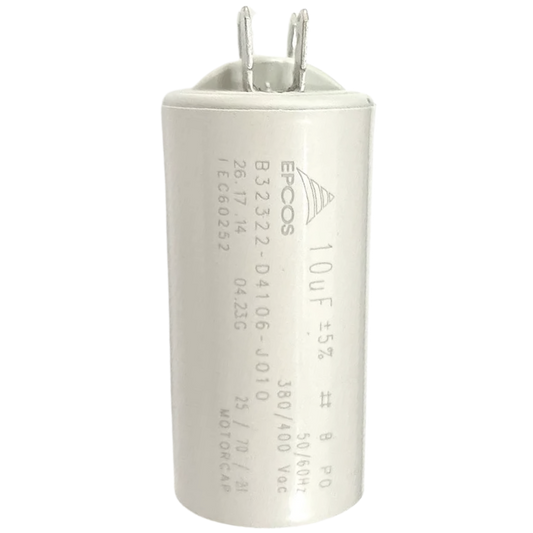 Capacitor De Partida 10uF 380/400V 30x62mm (Fast-on)