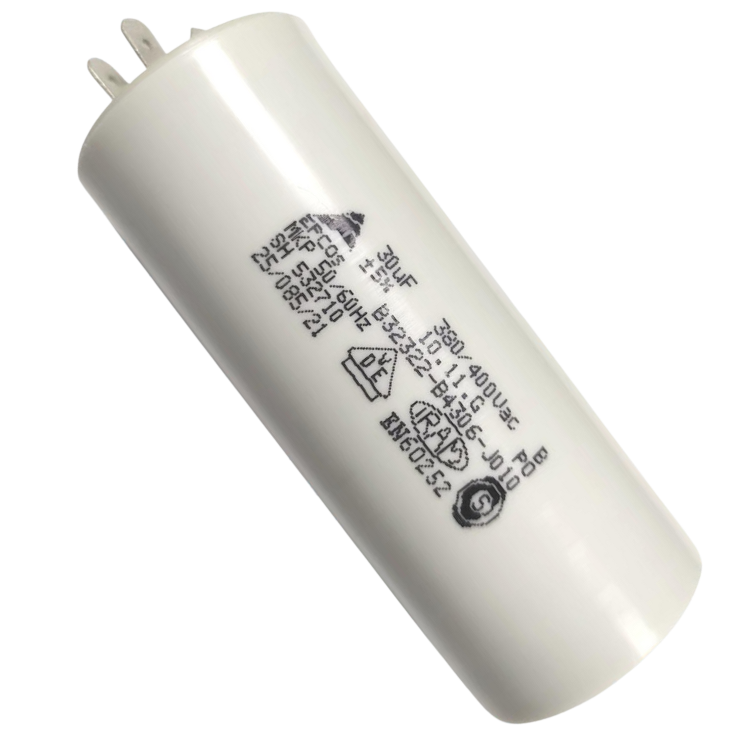 Capacitor De Partida 30uf 400v 40x97mm (Fast-on)