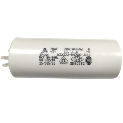 Capacitor De Partida 30uf 400v 40x97mm (Fast-on)