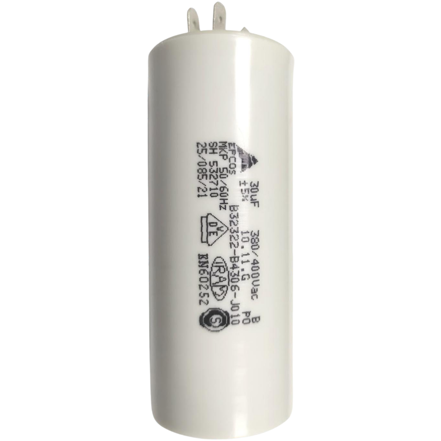 Capacitor De Partida 30uf 400v 40x97mm (Fast-on)