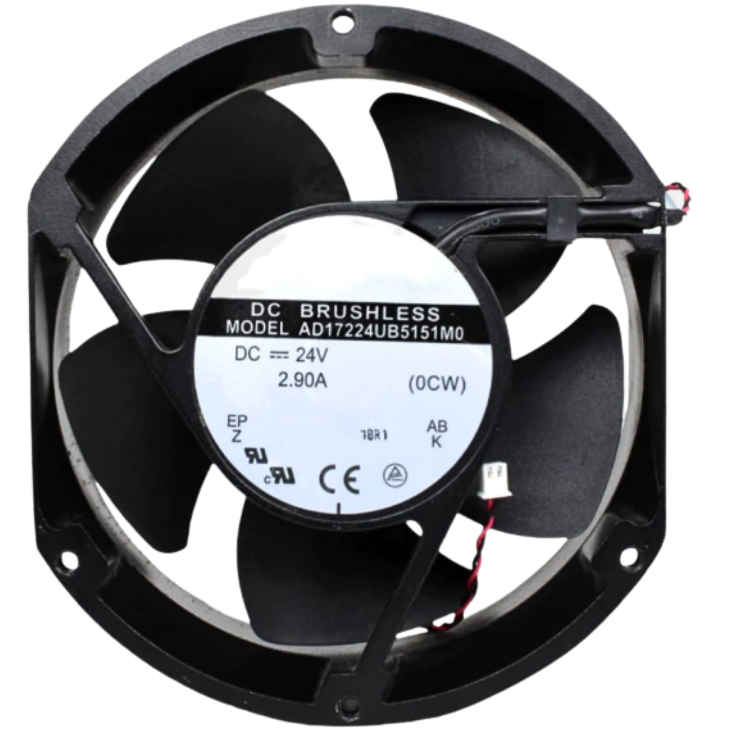 Microventilador AD17224UB5151MO 24VDC 2,90A 172x150x50mm