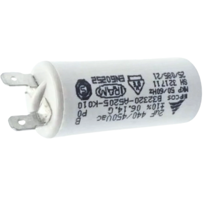 Capacitor De Partida  2uF 440/450V 31x61mm (Fast-on)