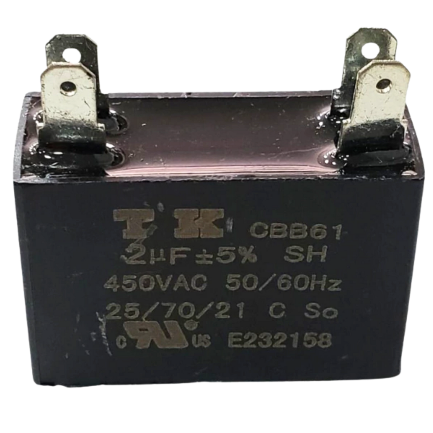 Capacitor De Partida CBB61 2uF 450V (Fast-on)