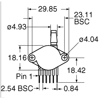 Sensor De Pressão MPX5700GP