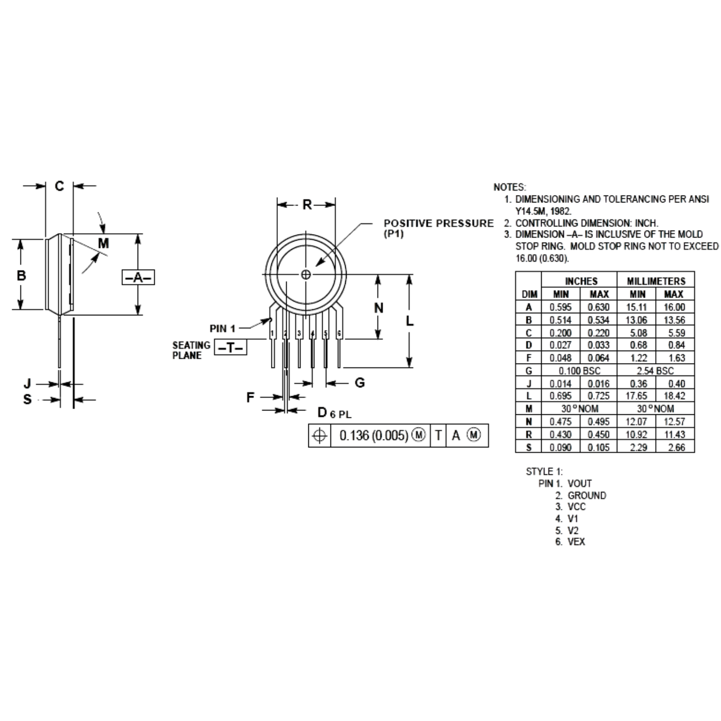 Sensor De Pressão MPX4115A