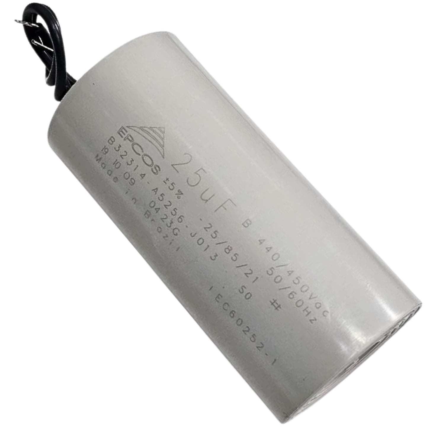 Capacitor De Partida 25uF 450V 45x95mm (2Fios)