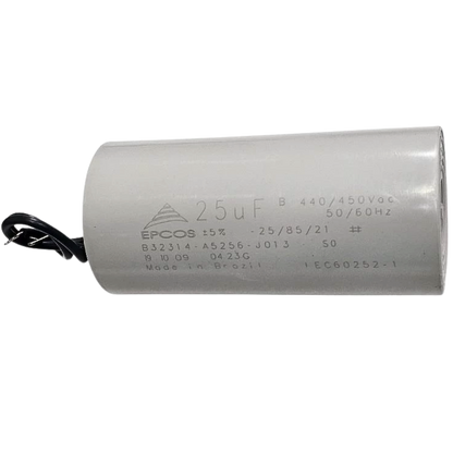 Capacitor De Partida 25uF 450V 45x95mm (2Fios)