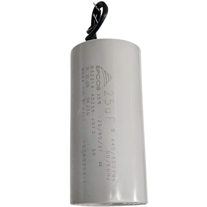 Capacitor De Partida 25uF 450V 45x95mm (2Fios)
