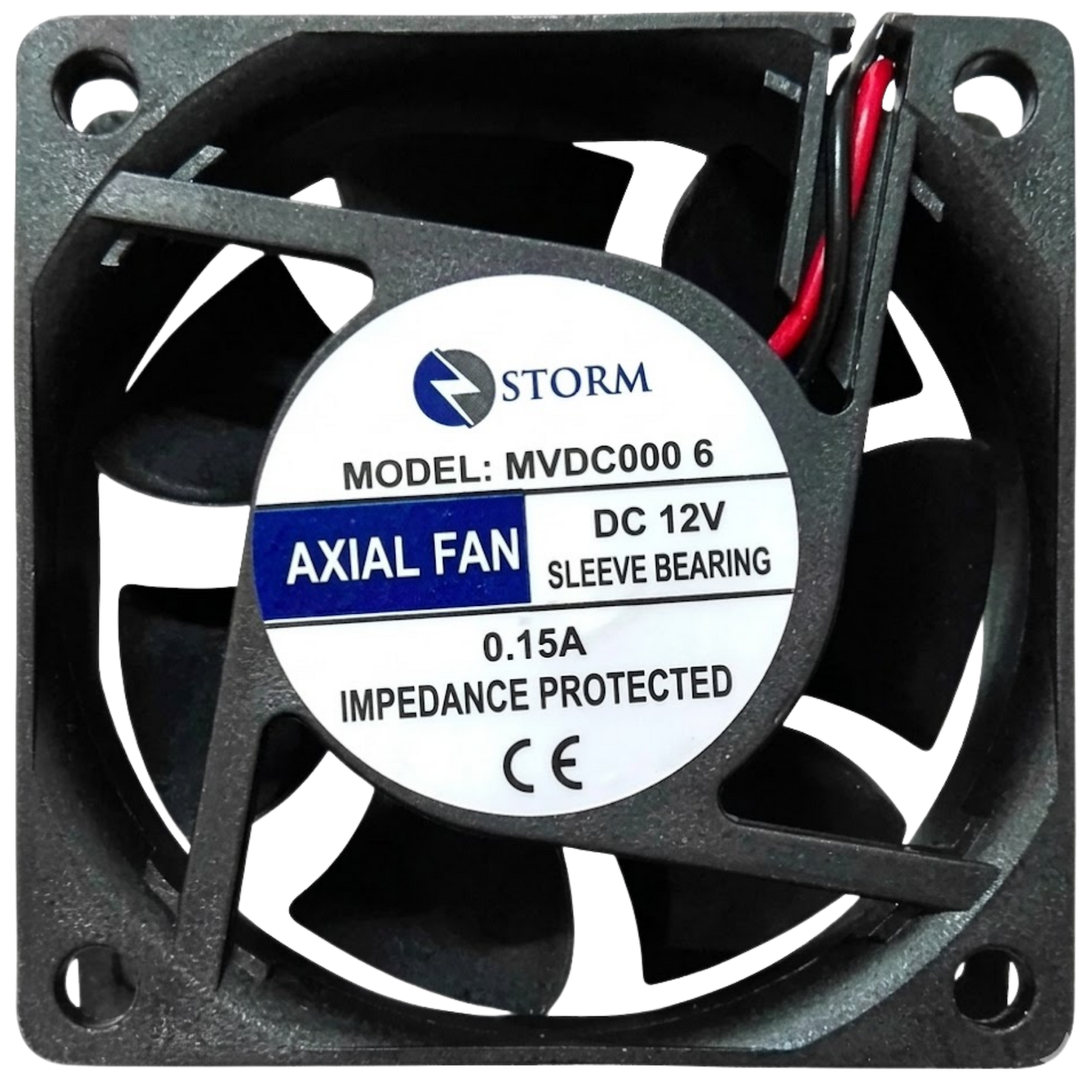 Microventilador MVDC0006 12VDC 0,15A 80x80x25mm
