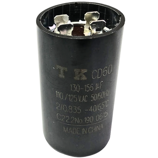Capacitor De Partida 130uF-156uF 110V 36x70mm (Fast-on)