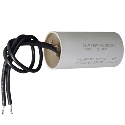 Capacitor De Partida 23uF 400V 27x47mm (2Fios)