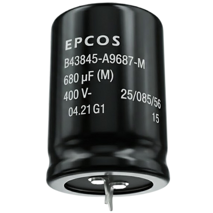 Capacitor Eletrolítico Snap-in 680uF 400V 35x50mm