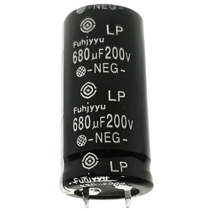 Capacitor Eletrolítico Snap-In 680uF 200V 45x22mm