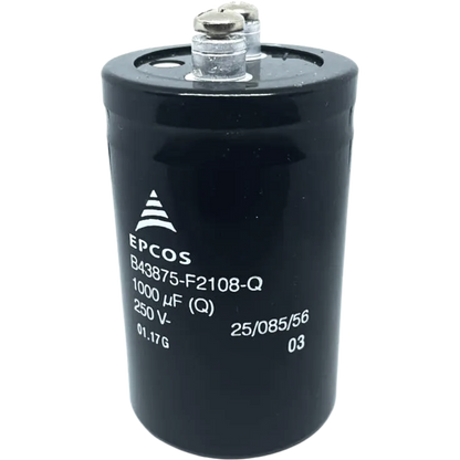 Capacitor Eletrolítico Giga 1000F 250V 50x80mm