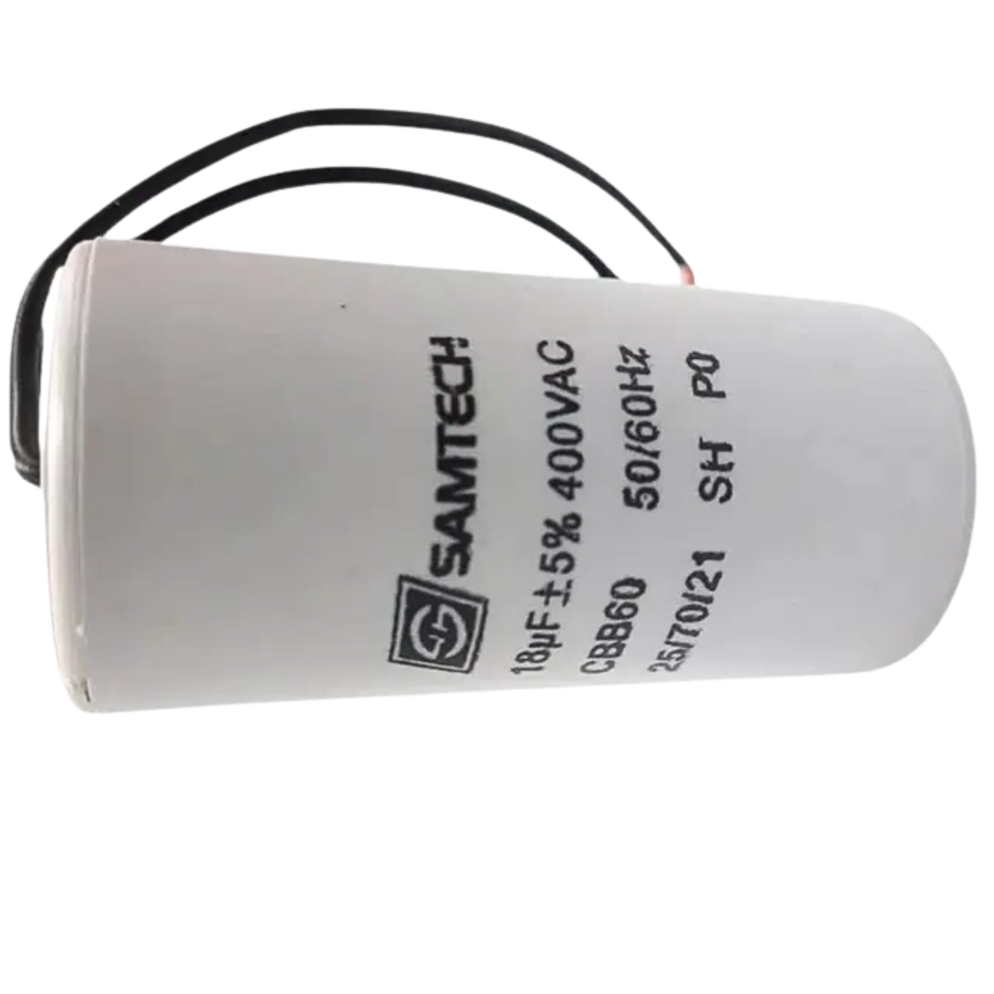 Capacitor De Partida 18uF 400V 35x70mm (2Fios)